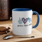 Peace Love Turtle Coffee Mug