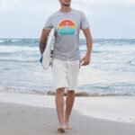 Retro Surfer Shirt – Unisex Shirt, Surfing Lover Shirts, Beach Tee, Surfing Tee, Gifts for Him, Vintage Retro Surfing Tee