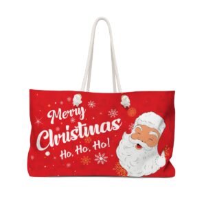Merry Christmas Santa Clause Ho Ho Ho Tote Bag –  Christmas Bag